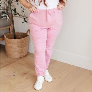 Judy Blue Pink Ankle & Cropped Jeans